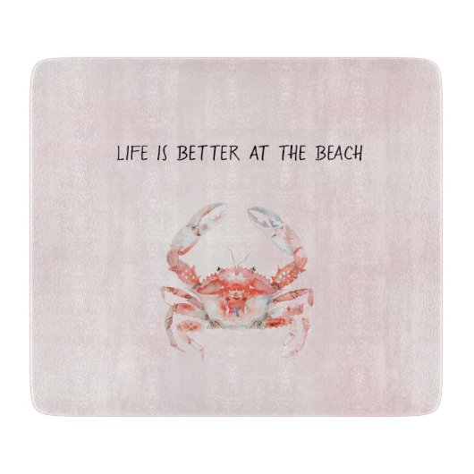 Planche À Découper Crabe de l'océan Rouge Fardé (Devant)