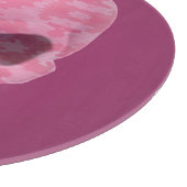 Planche à découper Crâne Camouflage Rose (Coin)