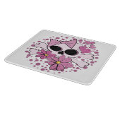 Planche À Découper Crâne punk Girly (Coin)