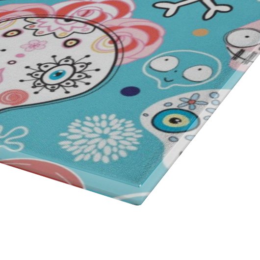 Planche À Découper Crâne riant de texture (Coin)