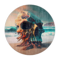 Crâne sur la plage