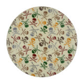 Planche À Découper Crânes de pirate avec les épées croisées (Devant)