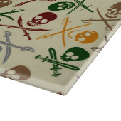 Planche À Découper Crânes de pirate avec les épées croisées (Coin)