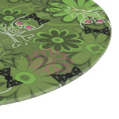 Planche À Découper Crânes punks Girly sur l'arrière - plan de Camo de (Coin)