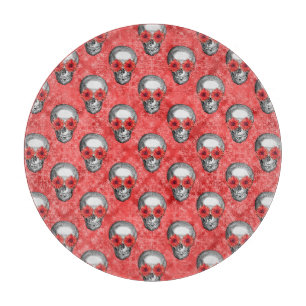 Planche À Découper Crânes rouges et séries tournesol 13