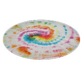 Planche À Découper Cravate spirale, motif tourbillon arc-en-ciel (Coin)