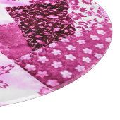 Planche À Découper Crazy Quilt Motif rose blanc (Coin)