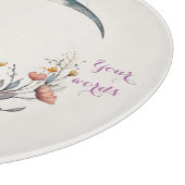 Planche À Découper Create Your Own Buttercups Floral Crescent Moon (Coin)