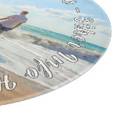 Planche À Découper Create Your Photo Cutting Board Gift Custom Text (Coin)