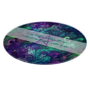 Planche À Découper Créez vos propres tourbillons magiques violets ver