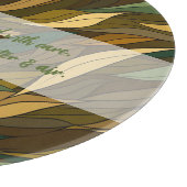 Planche À Découper Créez vos propres vagues vert brun feuillues (Coin)