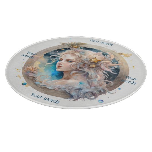 Planche À Découper Créez votre propre aquarelle Virgo Glass Altar Boa (Coin)