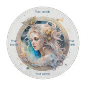Planche À Découper Créez votre propre aquarelle Virgo Glass Altar Boa (Devant)