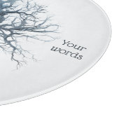 Planche À Découper Créez votre propre arbre bleu mystique (Coin)