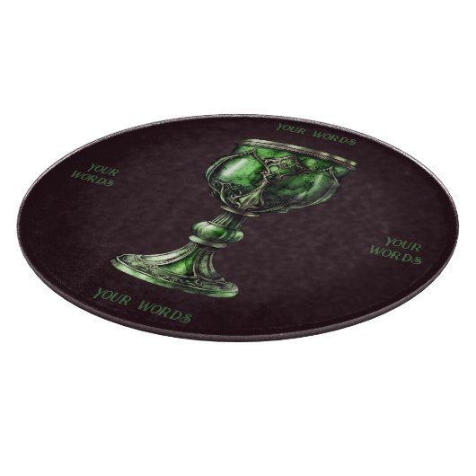 Planche À Découper Créez Votre Propre Calice Vert Jade (Coin)