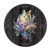 Planche À Découper Créez Votre Propre Carte D'Autel En Verre Cristal  (Devant)