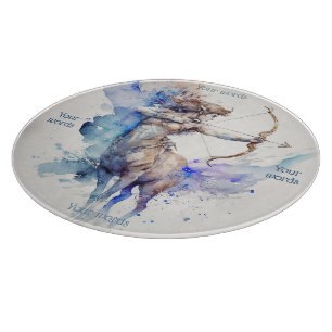 Planche À Découper Créez votre propre carte d'autel Sagittarius