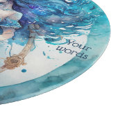 Planche À Découper Créez votre propre carte d'autel violet et bleu Aq (Coin)