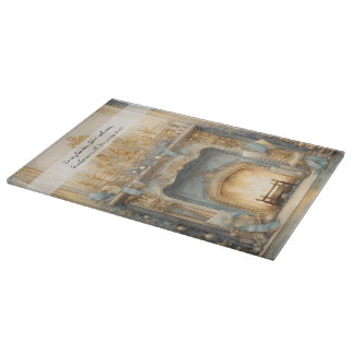 Planche À Découper Créez Votre Propre Cheminée Magique Bleu Or