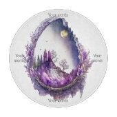 Planche À Découper Créez votre propre code de paysage violet (Devant)