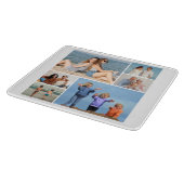 Planche À Découper Créez votre propre collection photo de 6 personnes (Coin)