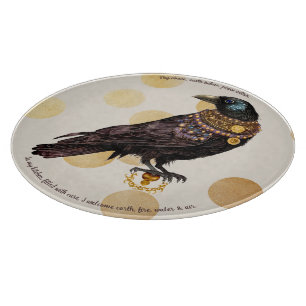 Planche À Découper Créez Votre Propre Corbeau Steampunk Victorien