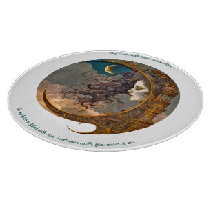Planche À Découper Créez Votre Propre Dame Steampunk de la Lune