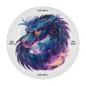 Planche À Découper Créez Votre Propre Dragon Violet Mystique (Devant)