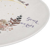 Planche À Découper Créez Votre Propre Fleur de Croissant de Lune Rust (Coin)