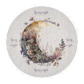 Planche À Découper Créez Votre Propre Fleur de Croissant de Lune Rust (Devant)