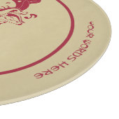 Planche À Découper Créez votre propre flux Ganesh rouge et or (Coin)