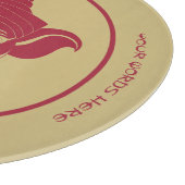 Planche À Découper Créez votre propre Ganesh rouge et or (Coin)