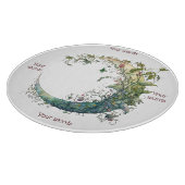 Planche À Découper Créez votre propre lune fleurie Boho (Coin)