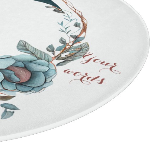 Planche À Découper Créez votre propre lune Turquoise et Pêchez-la (Coin)