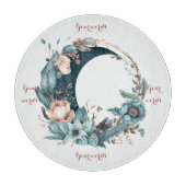 Planche À Découper Créez votre propre lune Turquoise et Pêchez-la (Devant)