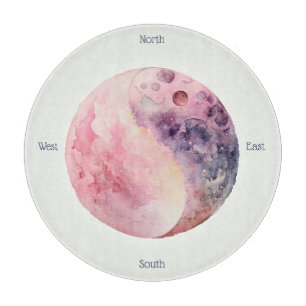 Planche À Découper Créez Votre Propre Magie d'Amour Lunaire Rose de L