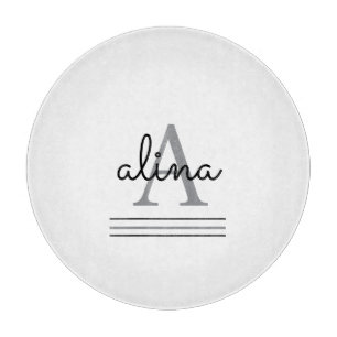 Planche À Découper Créez Votre Propre Monogramme Personnalisé