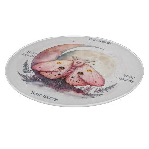 Planche À Découper Créez Votre Propre Moth Lune Rose