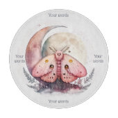 Planche À Découper Créez Votre Propre Moth Lune Rose (Devant)
