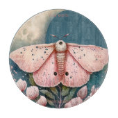Planche À Découper Créez Votre Propre Moth Lune Rose & Fleurs (Devant)