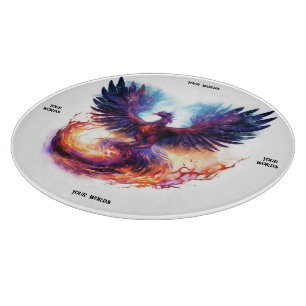 Planche À Découper Créez Votre Propre Oiseau de Feu Phénix Mythique