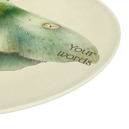 Planche À Découper Créez votre propre papillon Imaginaire vert (Coin)