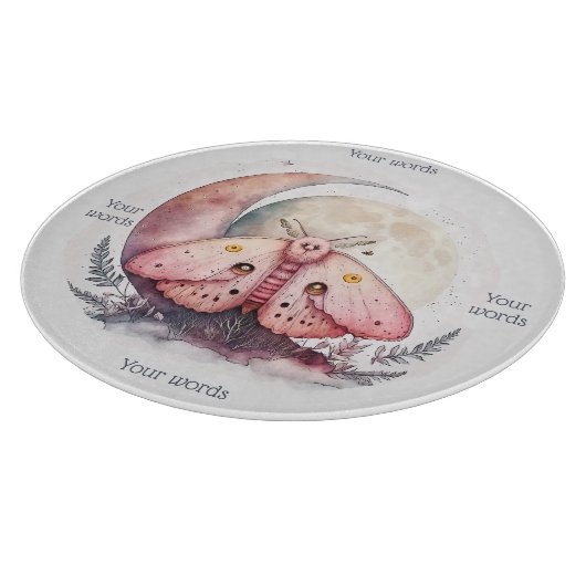 Planche À Découper Créez votre propre papillon rose (Coin)