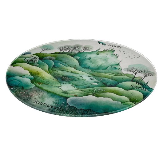 Planche À Découper Créez votre propre paysage de verdure (Coin)