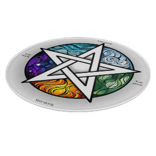Planche À Découper Créez Votre Propre Pentacle Élémentaire