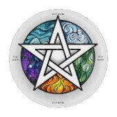 Planche À Découper Créez Votre Propre Pentacle Élémentaire (Devant)