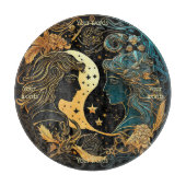 Planche À Découper Créez votre propre plateau en verre Gemini céleste (Devant)