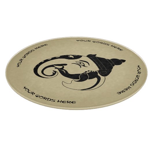 Planche À Découper Créez votre propre profil Black & Gold Ganesh (Coin)