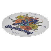 Planche À Découper Créez votre propre Sagittaire Floral étoilé (Coin)