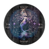 Planche À Découper Créez votre propre sirène céleste violette (Devant)